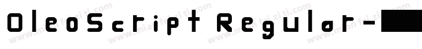 0leoScript Regular字体转换